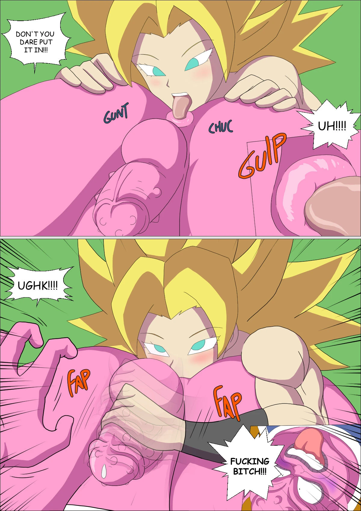 Caulifla x Bulma porn comic picture 18