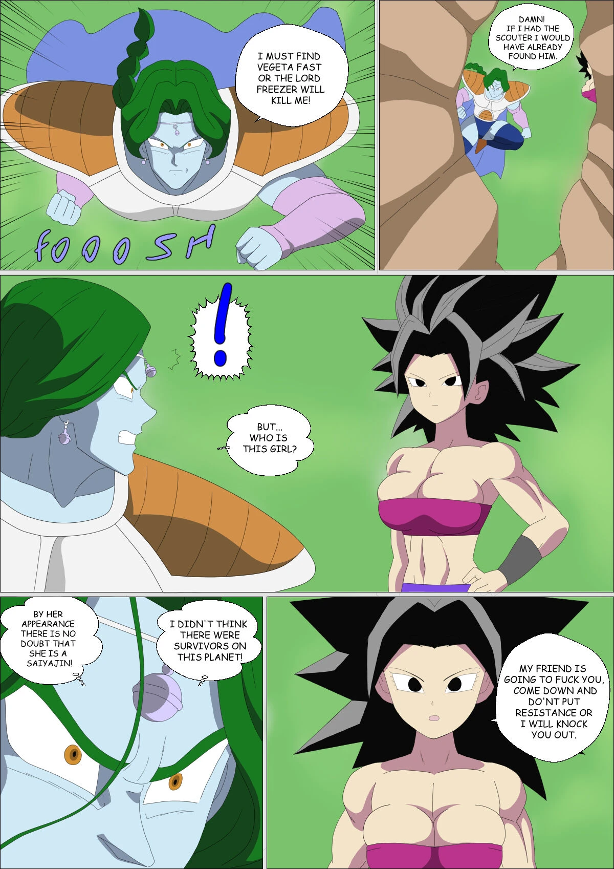 Caulifla x Bulma porn comic picture 7