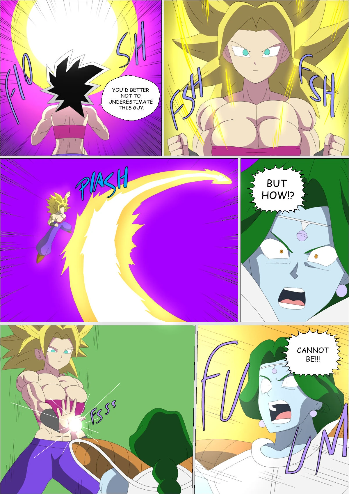 Caulifla x Bulma porn comic picture 9