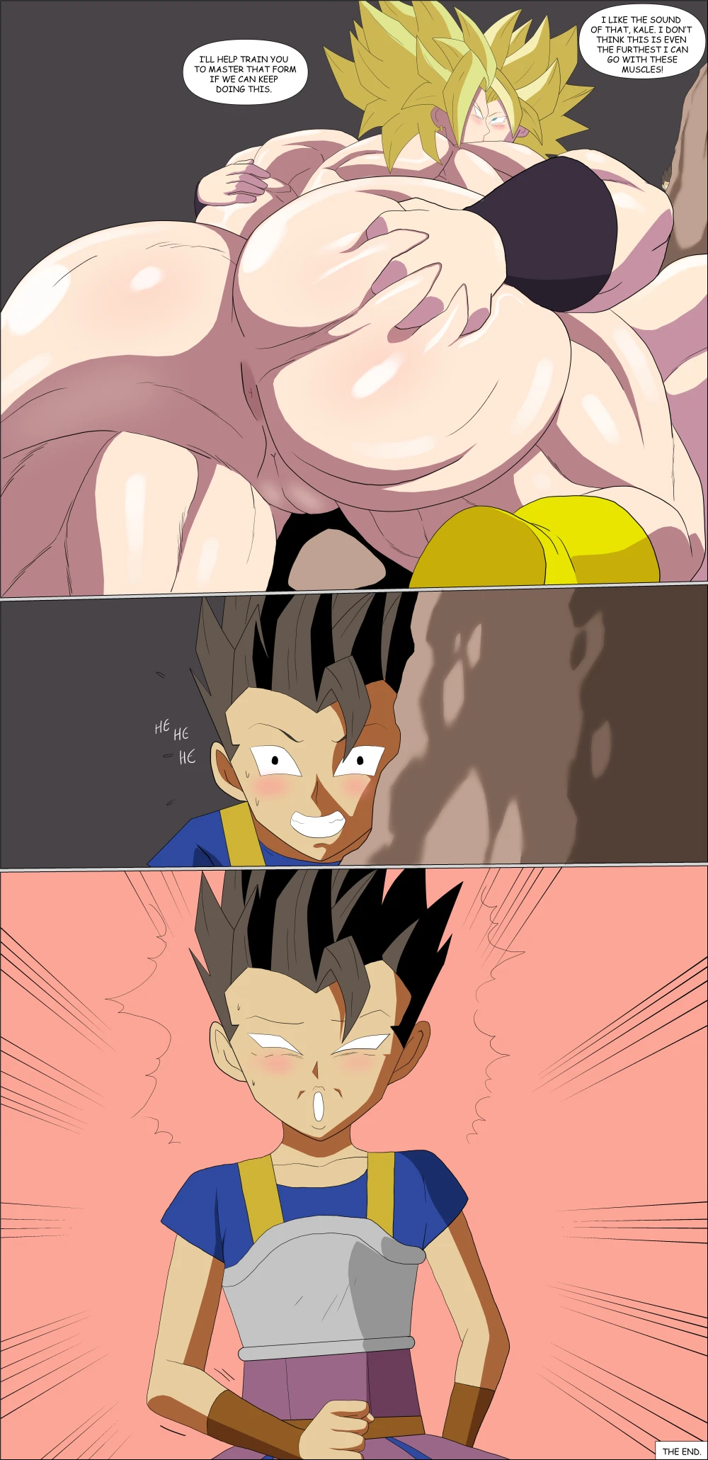 Caulifla x Kale porn comic picture 13