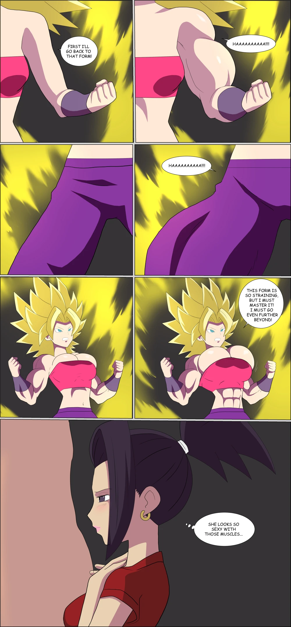 Caulifla x Kale porn comic picture 2