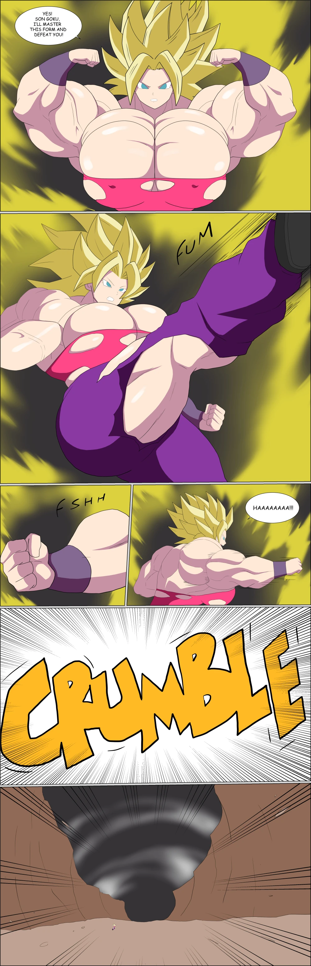 Caulifla x Kale porn comic picture 4