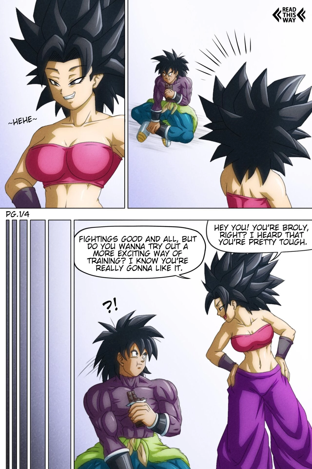 Caulifla's Lesson porn comic picture 2