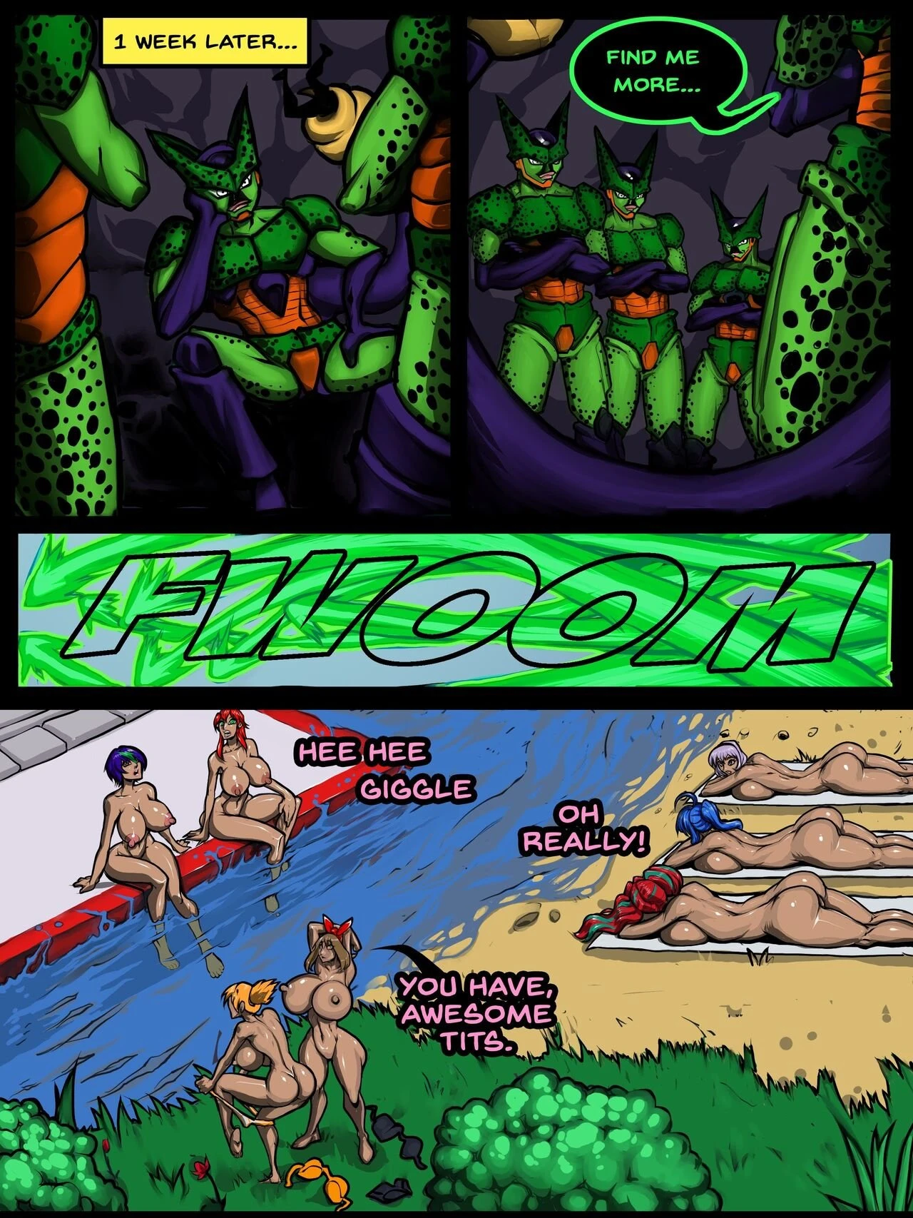 Cell's Conquest porn comic picture 16