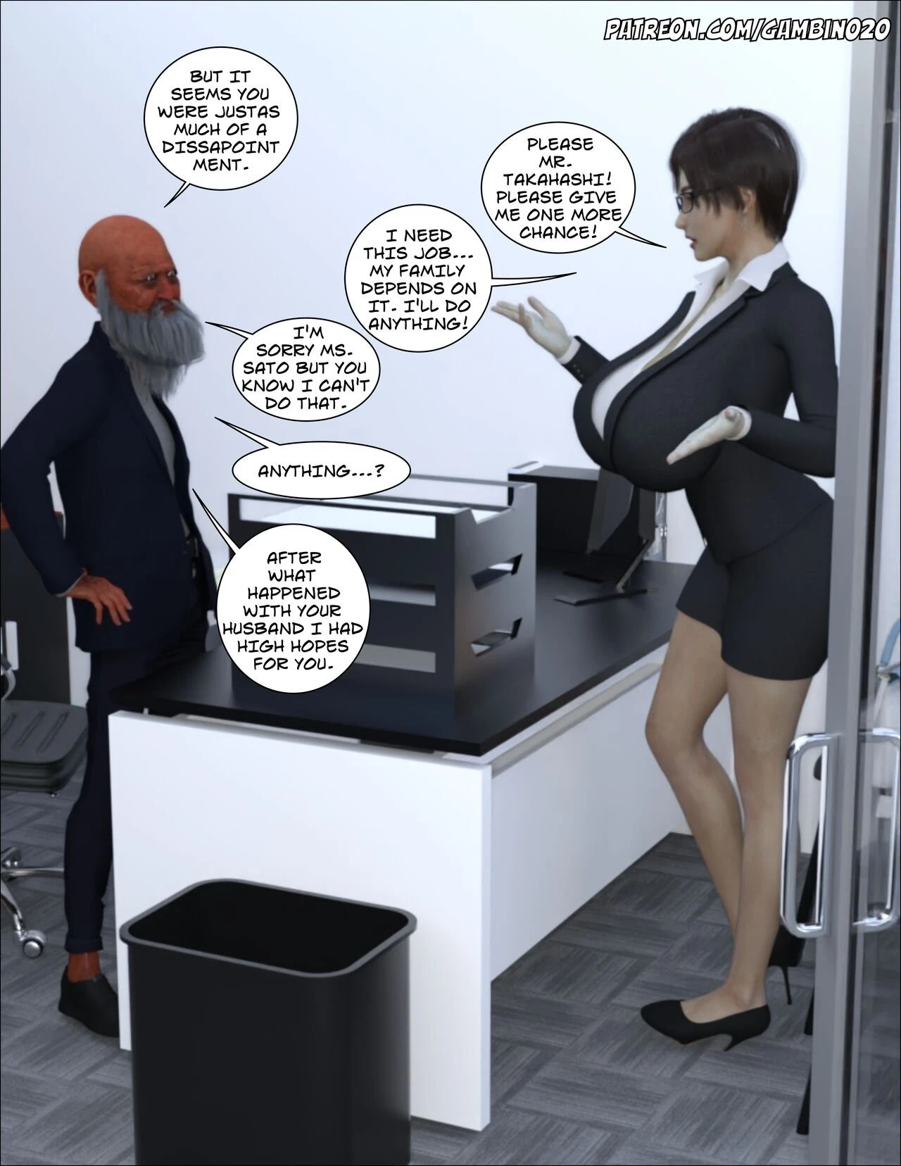 Chained Wife porn comic picture 2