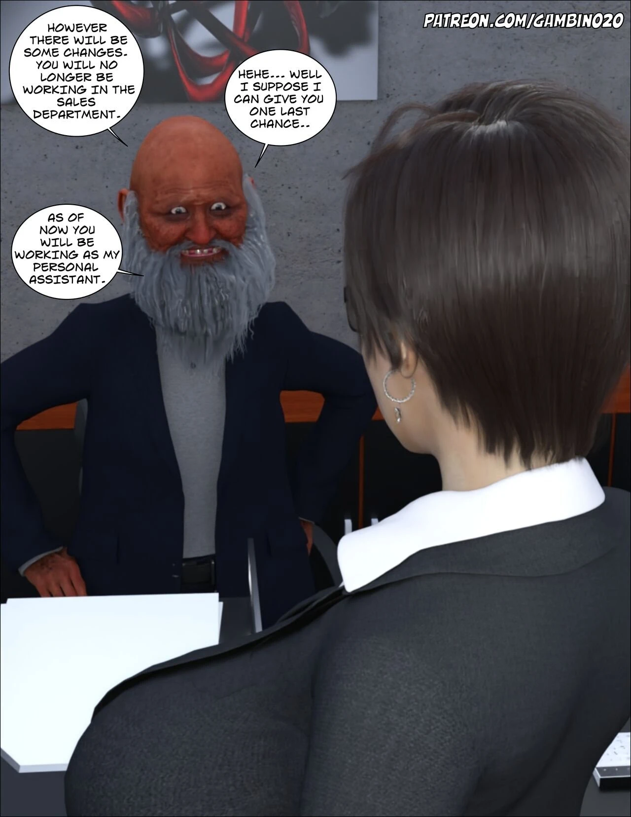 Chained Wife porn comic picture 3