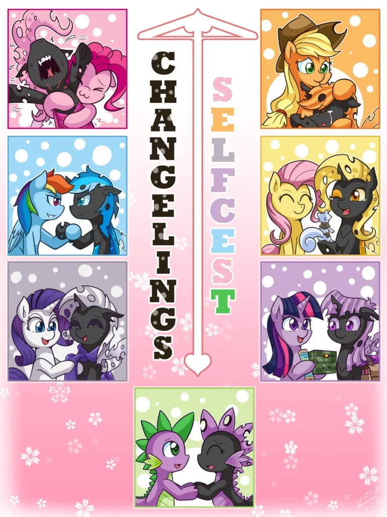 Changeling Selfcest porn comic picture 1