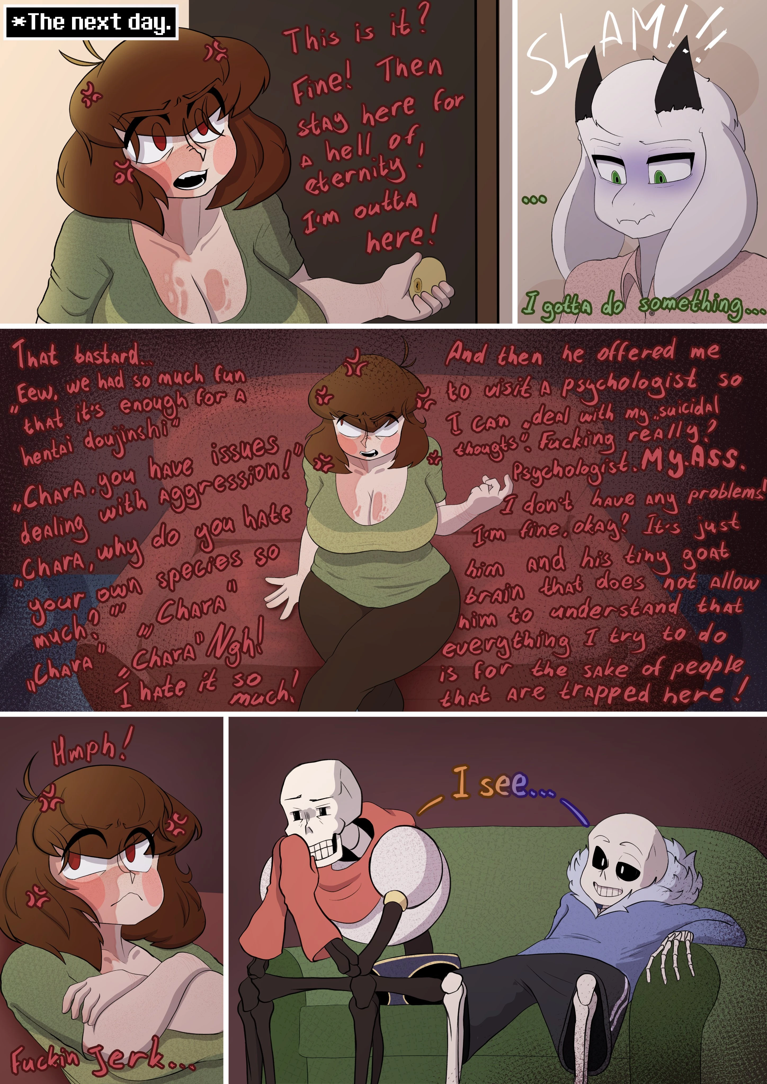 Chara-ctober porn comic picture 9