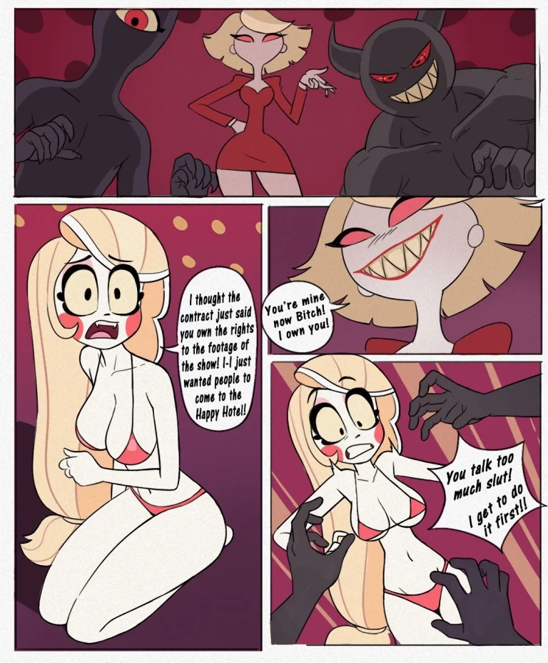 Charlie Morningstar and Katie killjoy and some demons porn comic picture 1