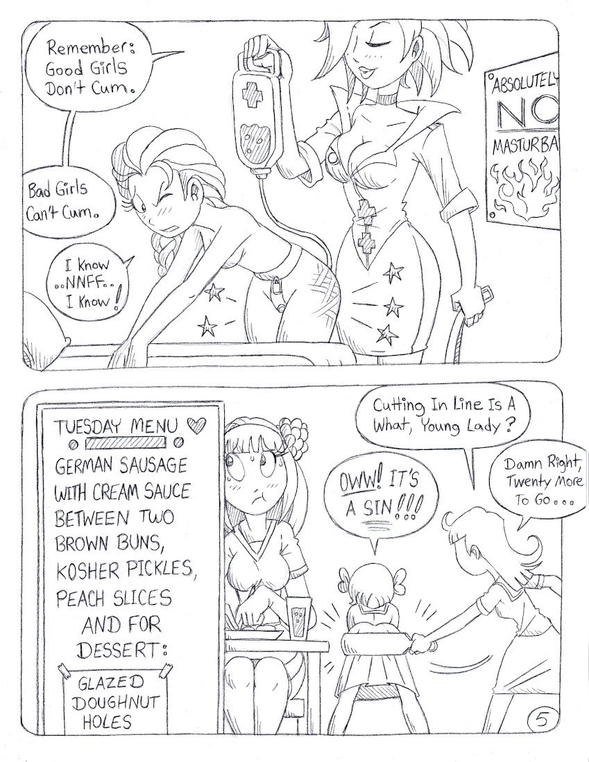 Chastity College for Lascivious Ladies porn comic picture 5