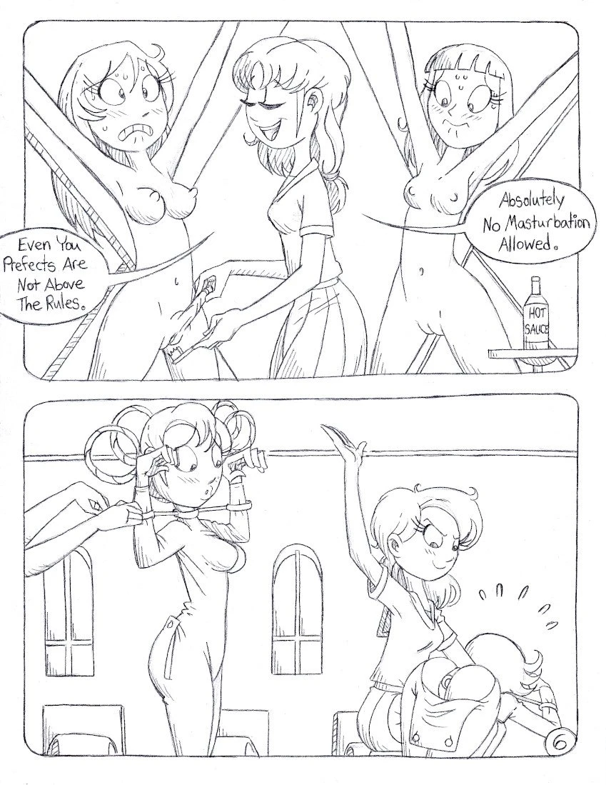 Chastity College for Lascivious Ladies porn comic picture 6