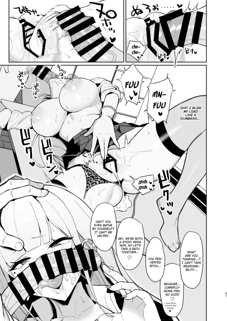 Cheating and Mating with a High School Gyaru while Sheltering from the Rain porn comic picture 20