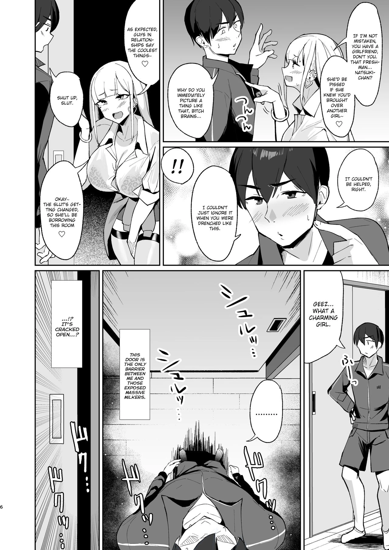 Cheating and Mating with a High School Gyaru while Sheltering from the Rain porn comic picture 5