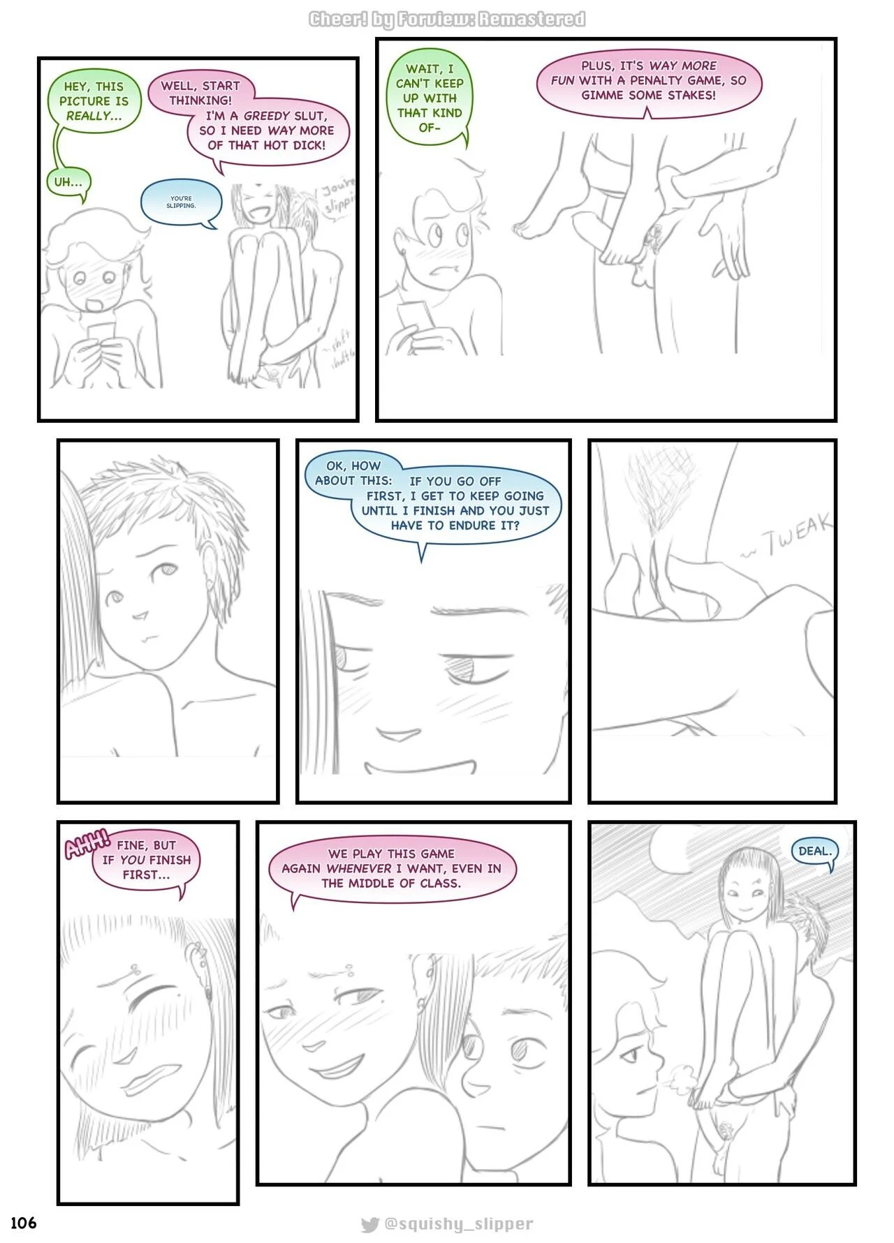 Cheer! Remastered by Squishy porn comic picture 111