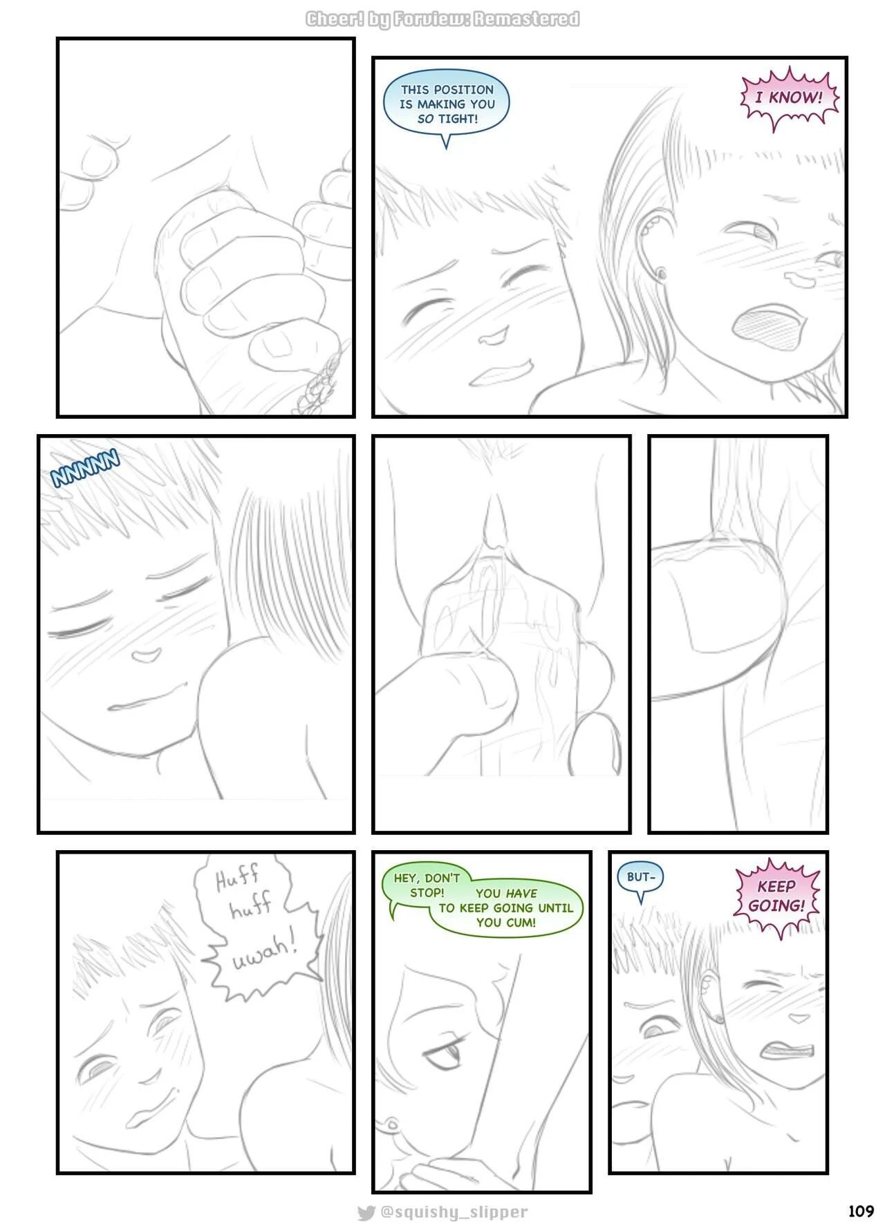 Cheer! Remastered by Squishy porn comic picture 114