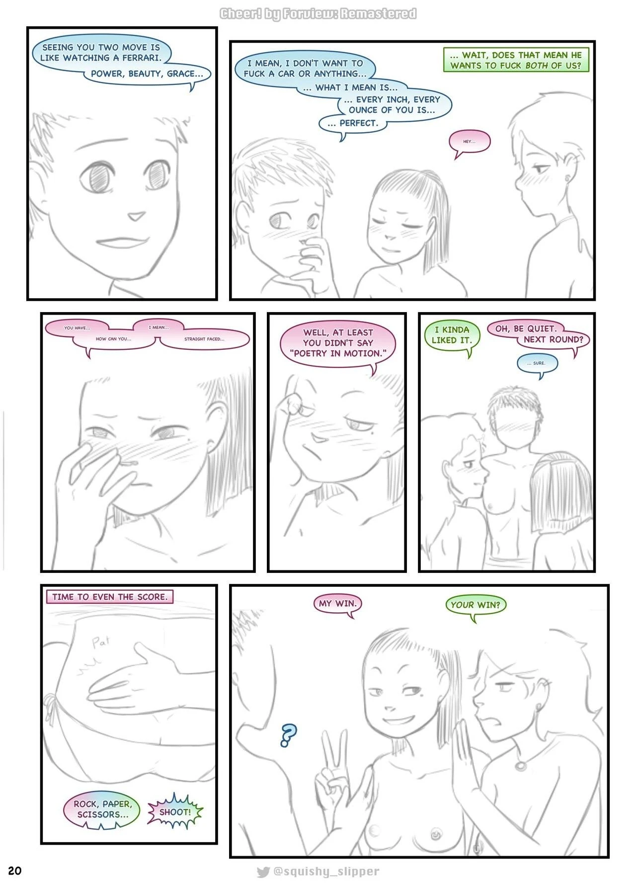 Cheer! Remastered by Squishy porn comic picture 24