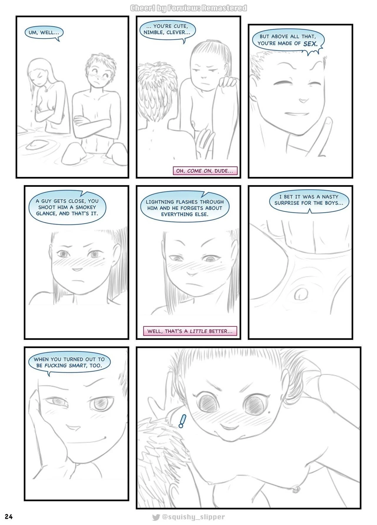 Cheer! Remastered by Squishy porn comic picture 28