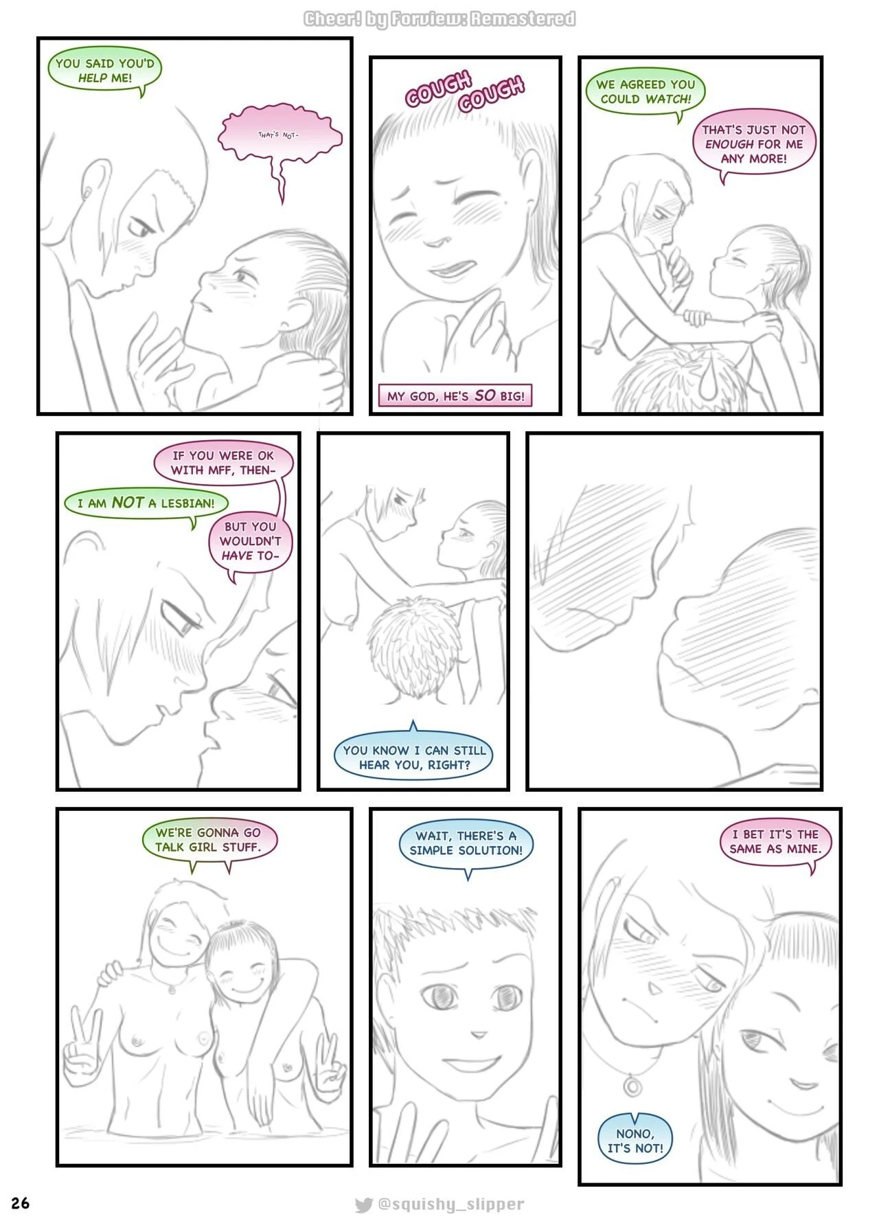 Cheer! Remastered by Squishy porn comic picture 30