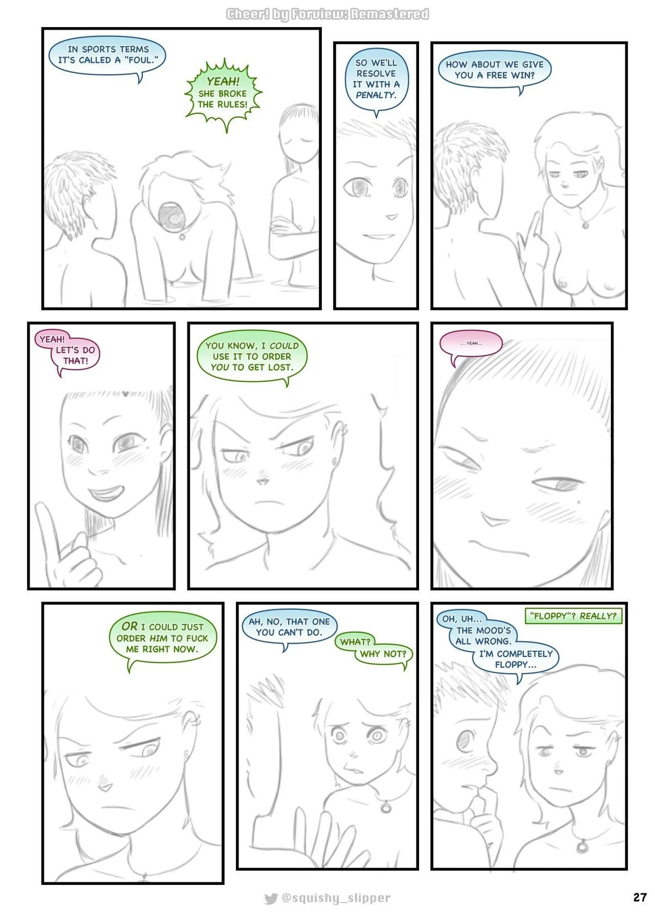 Cheer! Remastered by Squishy porn comic picture 31