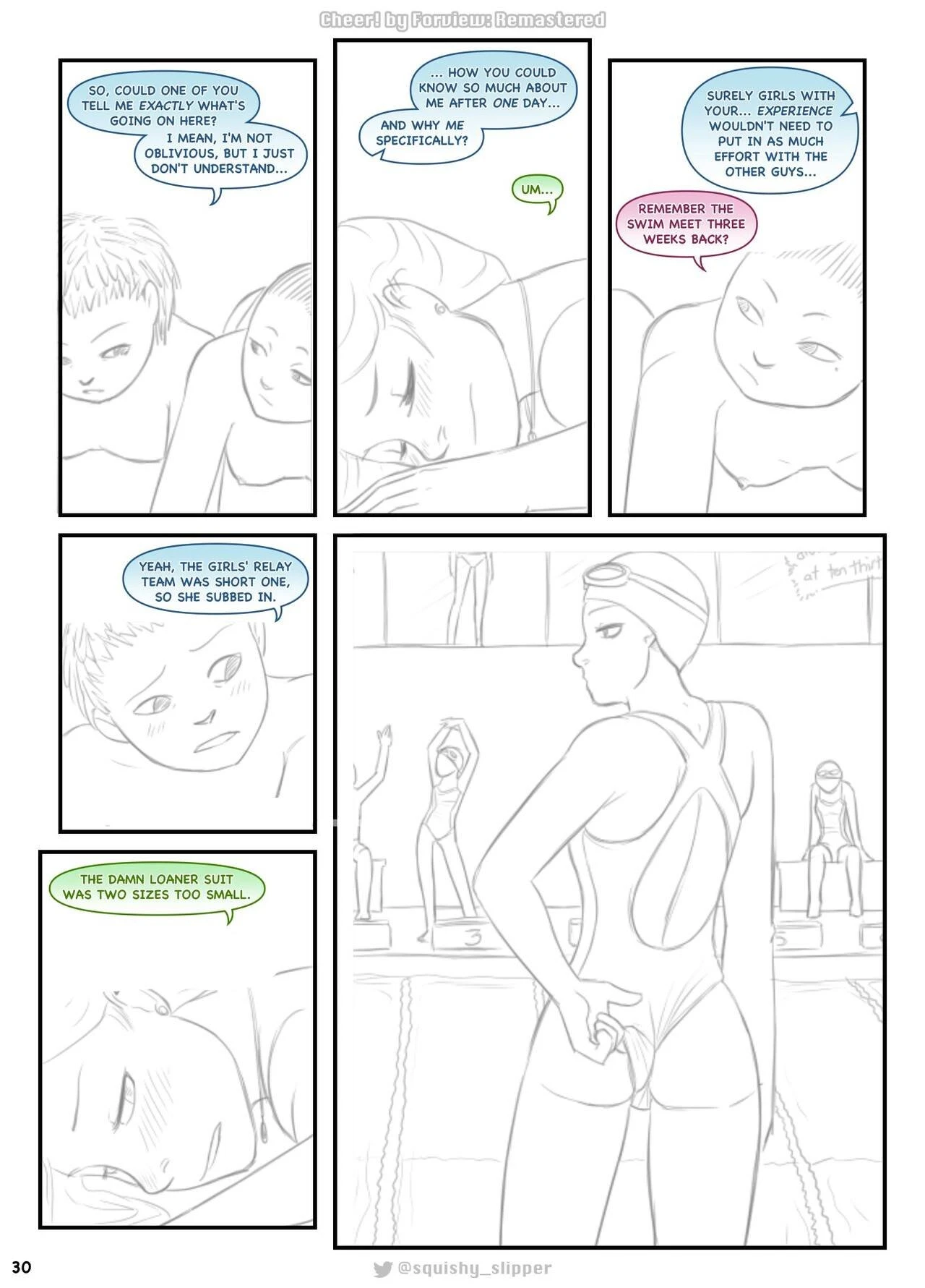 Cheer! Remastered by Squishy porn comic picture 34