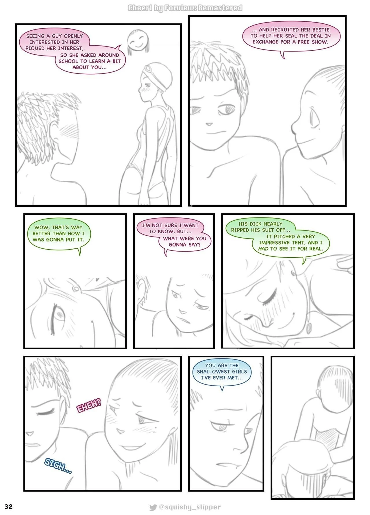 Cheer! Remastered by Squishy porn comic picture 36