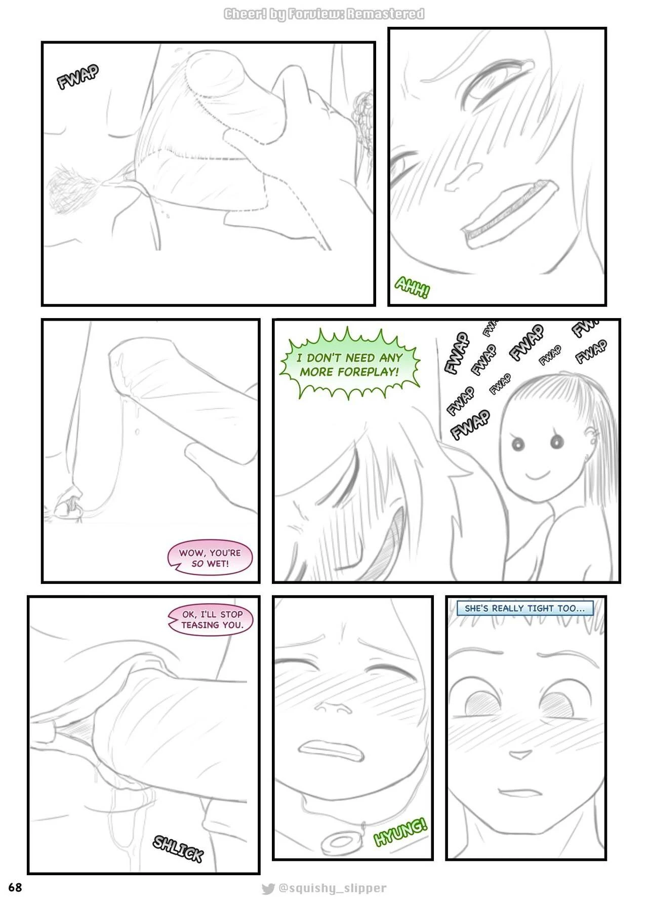 Cheer! Remastered by Squishy porn comic picture 72