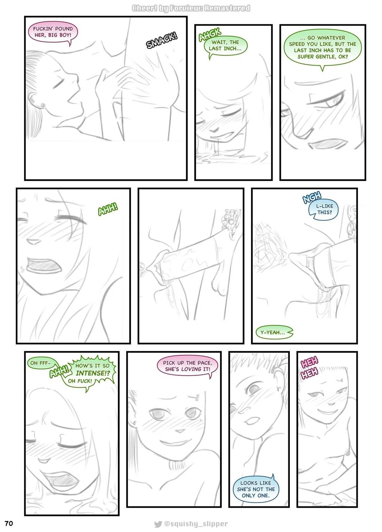 Cheer! Remastered by Squishy porn comic picture 74