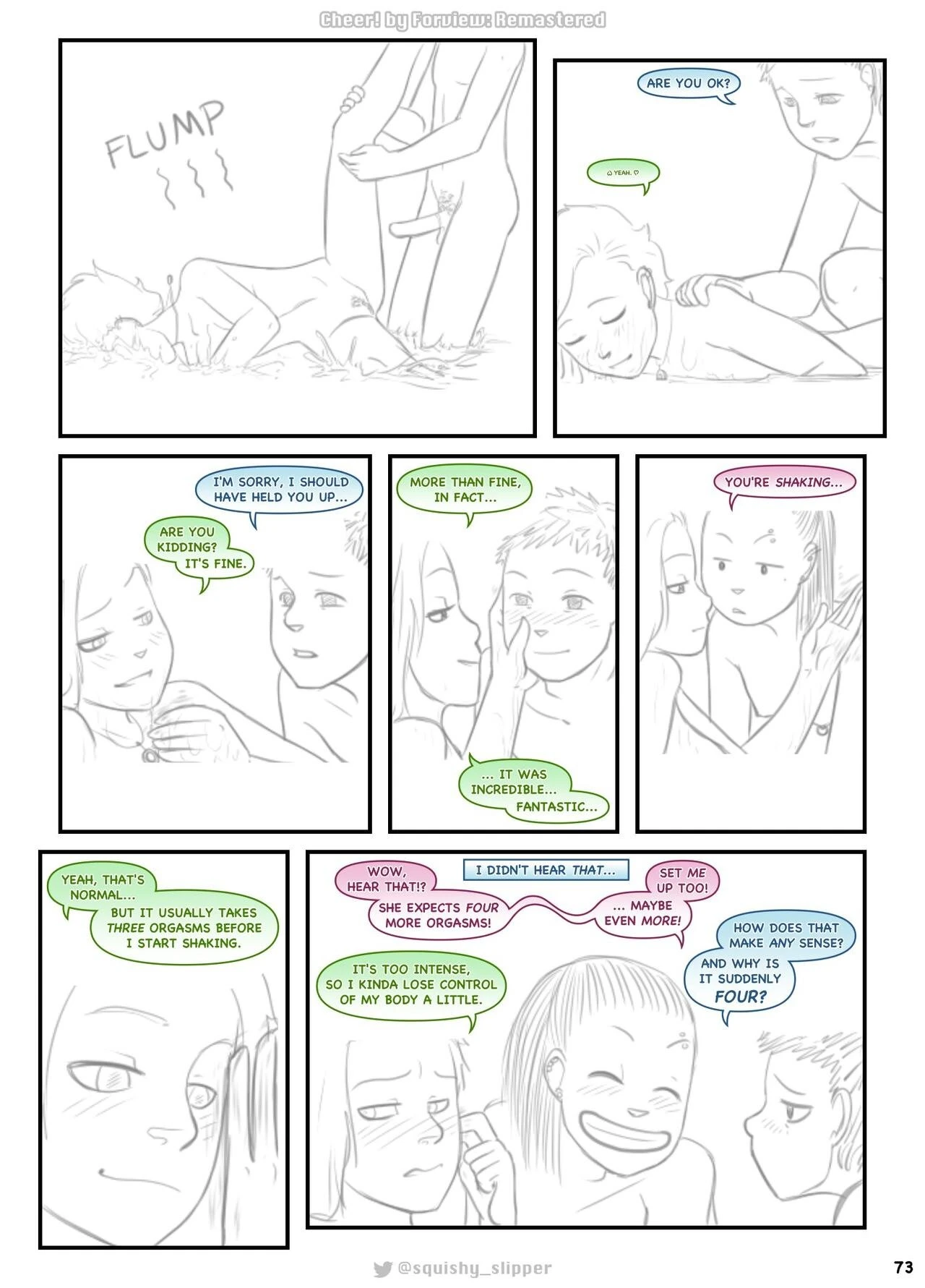 Cheer! Remastered by Squishy porn comic picture 77