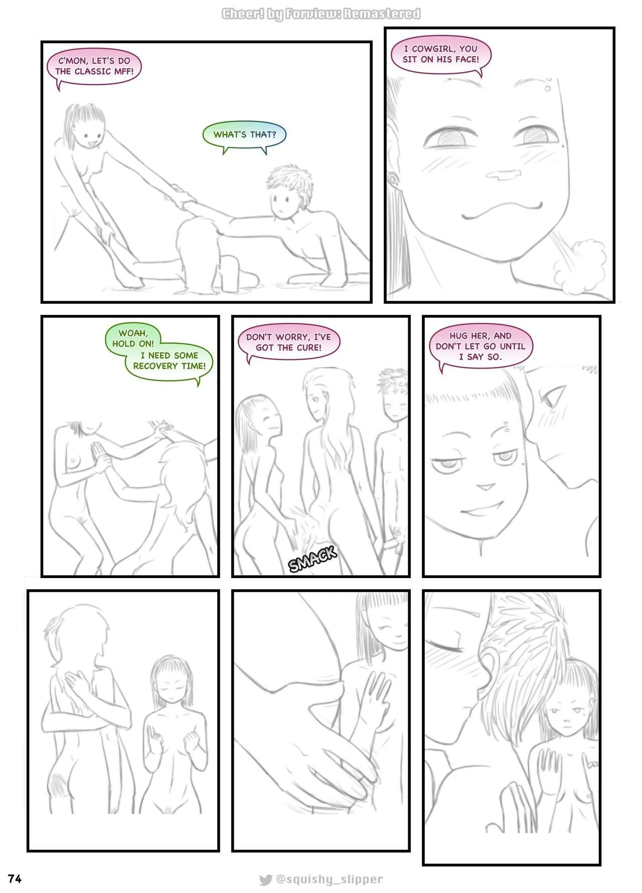 Cheer! Remastered by Squishy porn comic picture 78