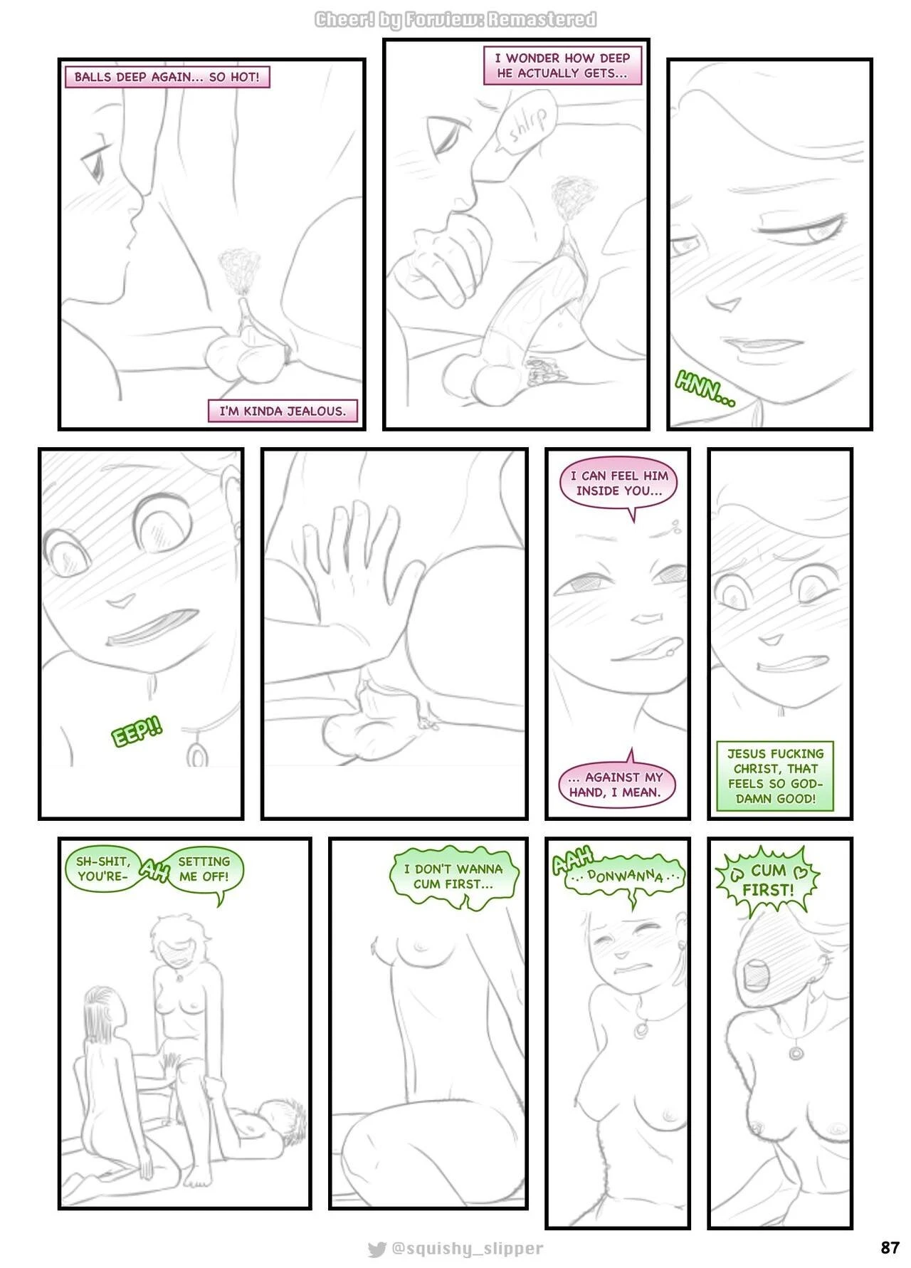 Cheer! Remastered by Squishy porn comic picture 91