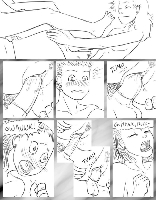 Cheerleader Beach porn comic picture 114