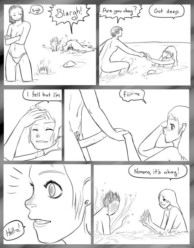 Cheerleader Beach porn comic picture 18