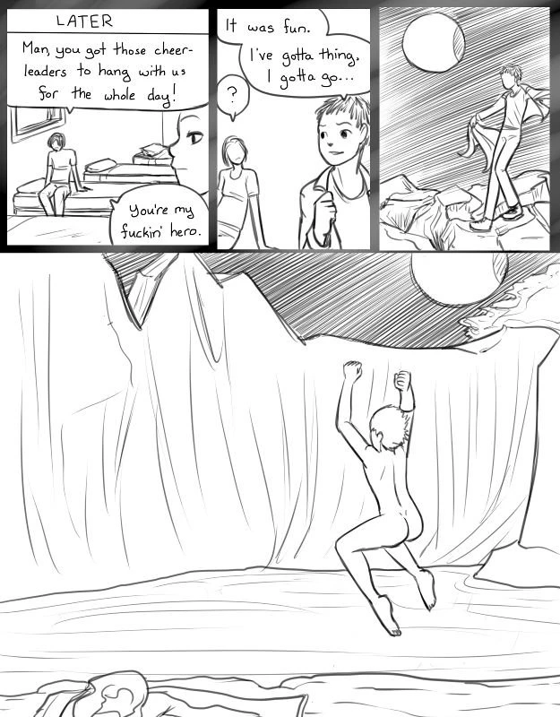 Cheerleader Beach porn comic picture 2