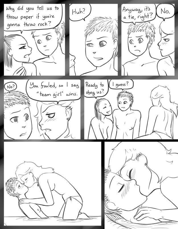 Cheerleader Beach porn comic picture 44