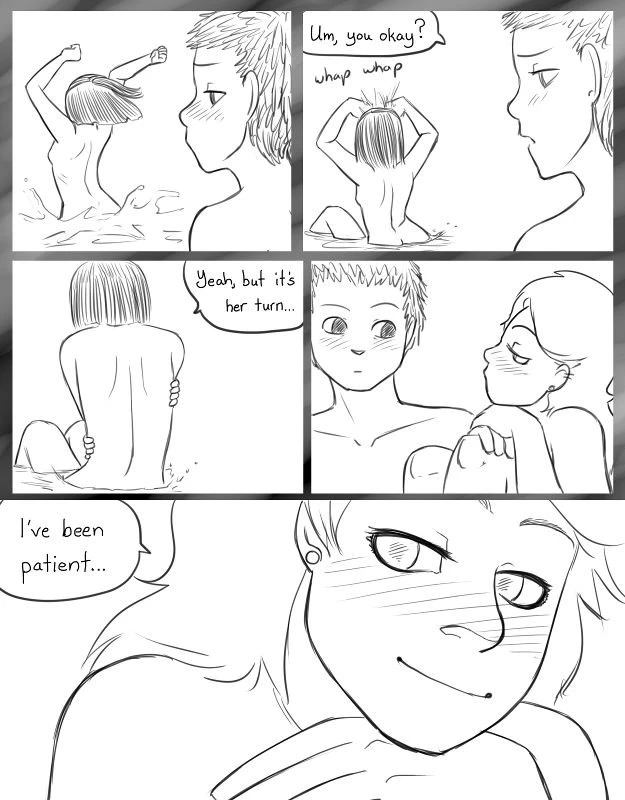 Cheerleader Beach porn comic picture 56