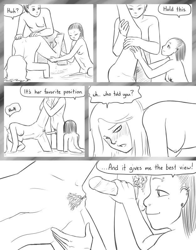 Cheerleader Beach porn comic picture 68