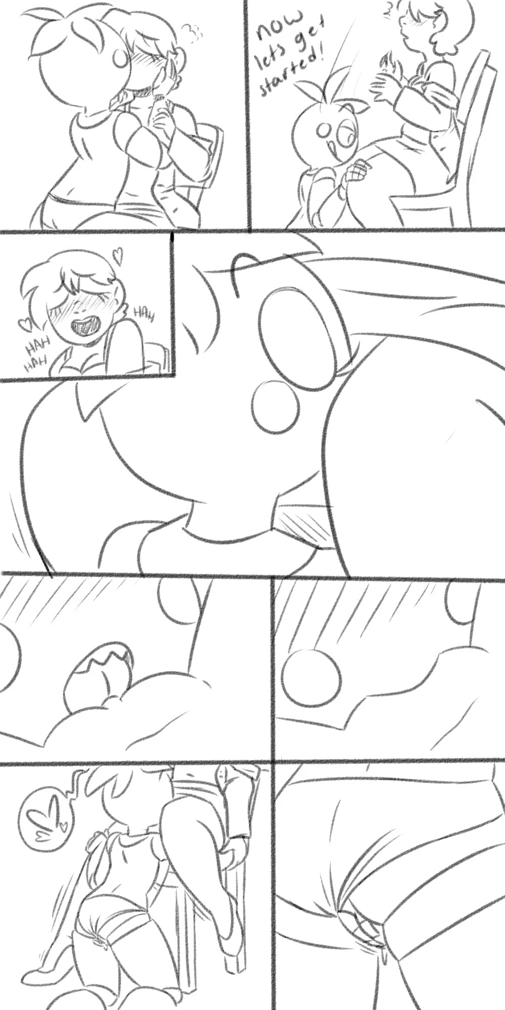 Chica Finds a Playmate porn comic picture 5
