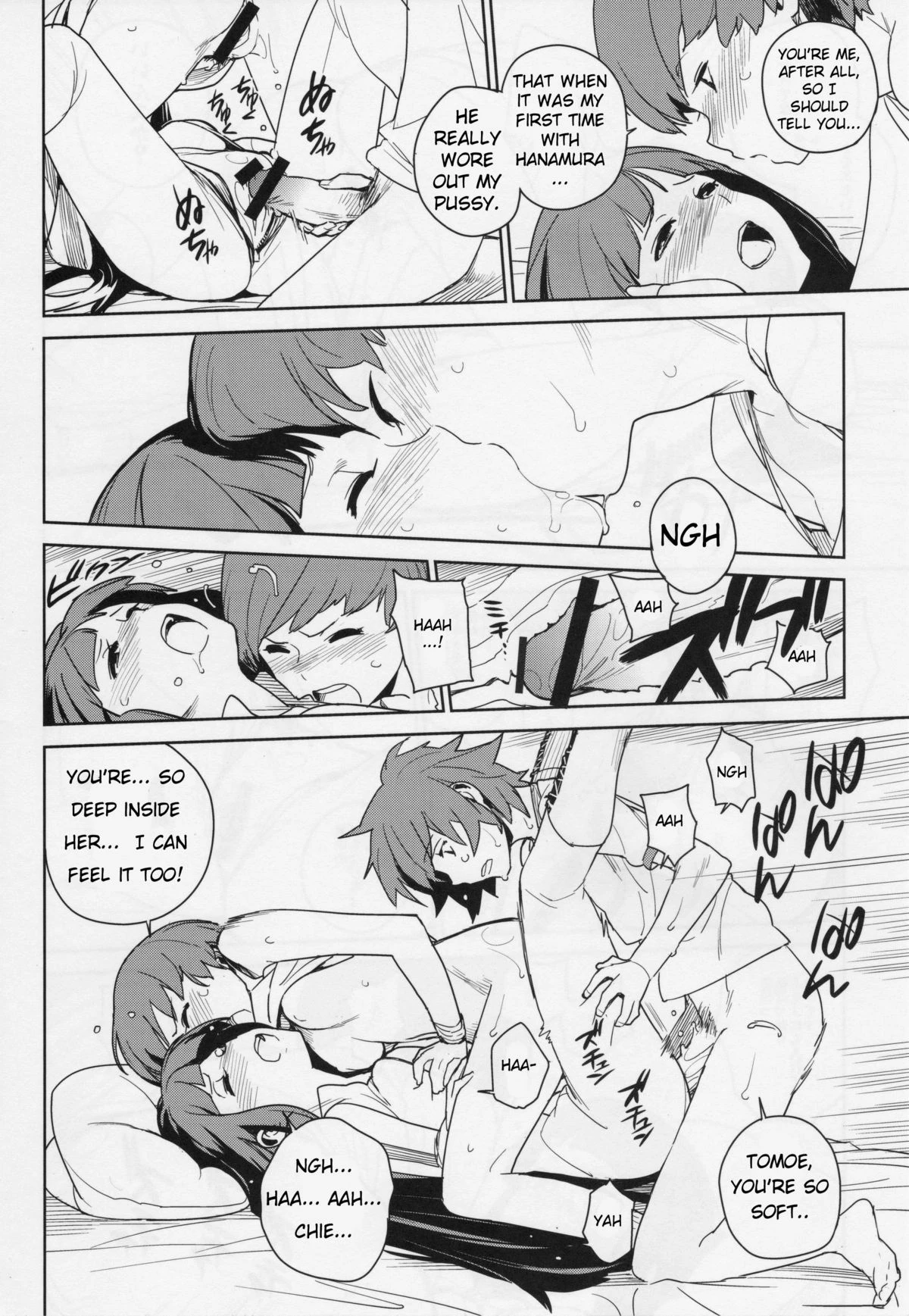 Chie x Yosuke porn comic picture 21