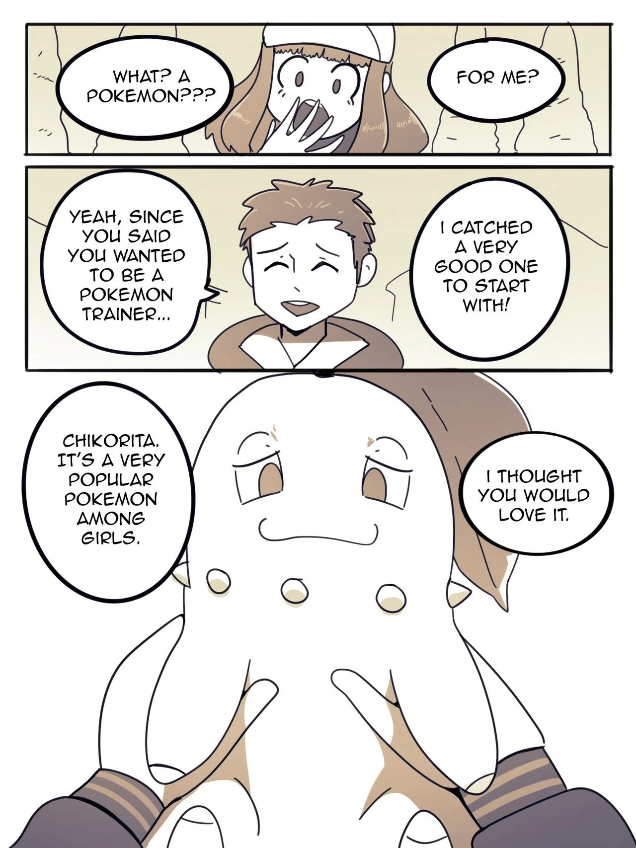 Chikorita is my best friend! porn comic picture 1