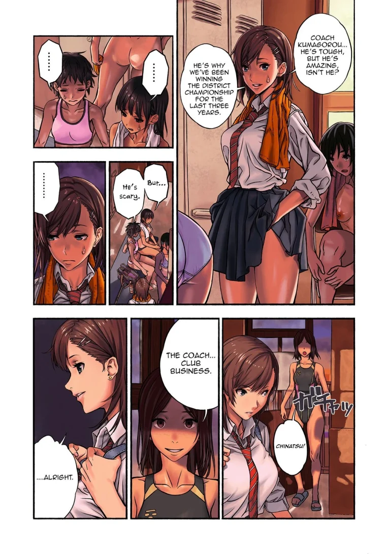 Chinatsu and Coach Teddy-Bear | Chinatsu to Kuma-chan Sensei porn comic picture 8
