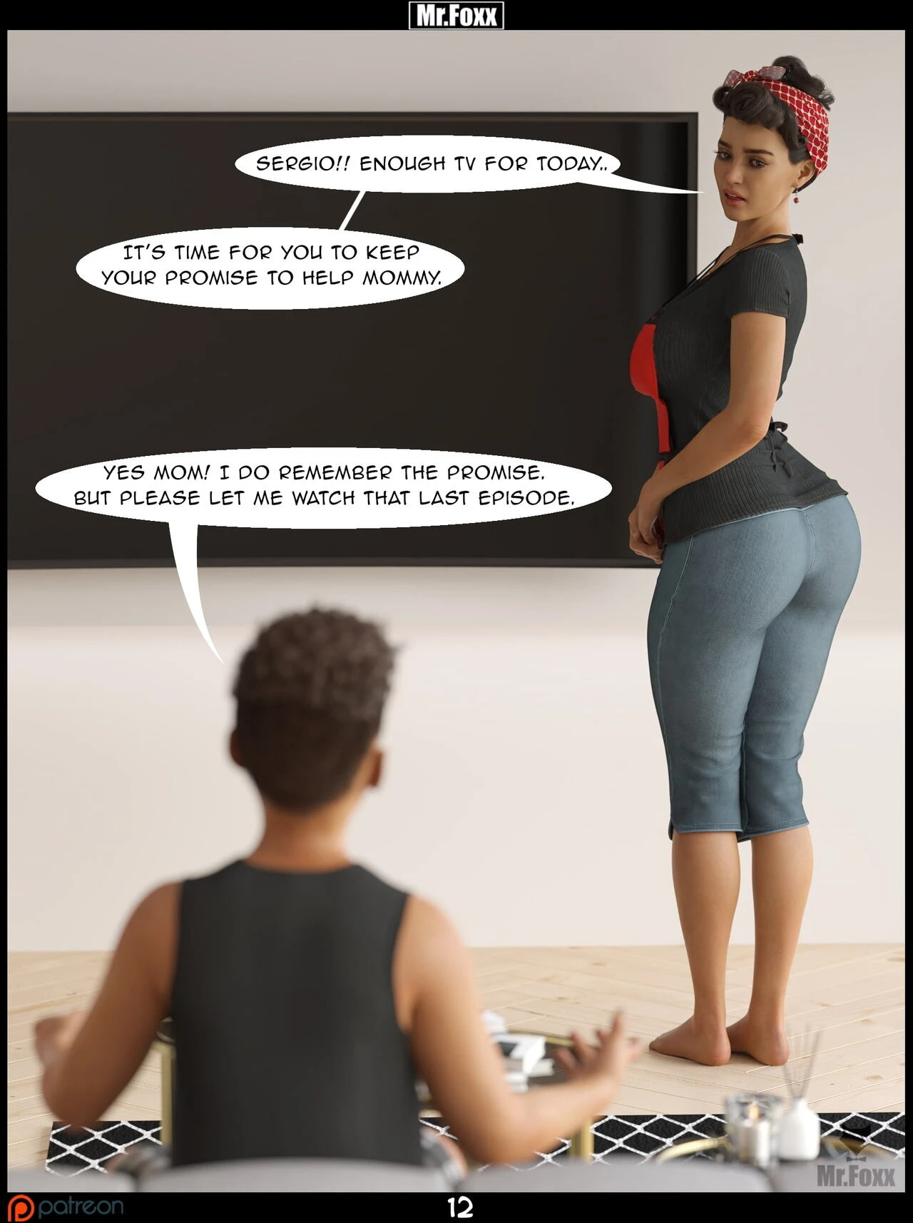 Chore Day porn comic picture 13