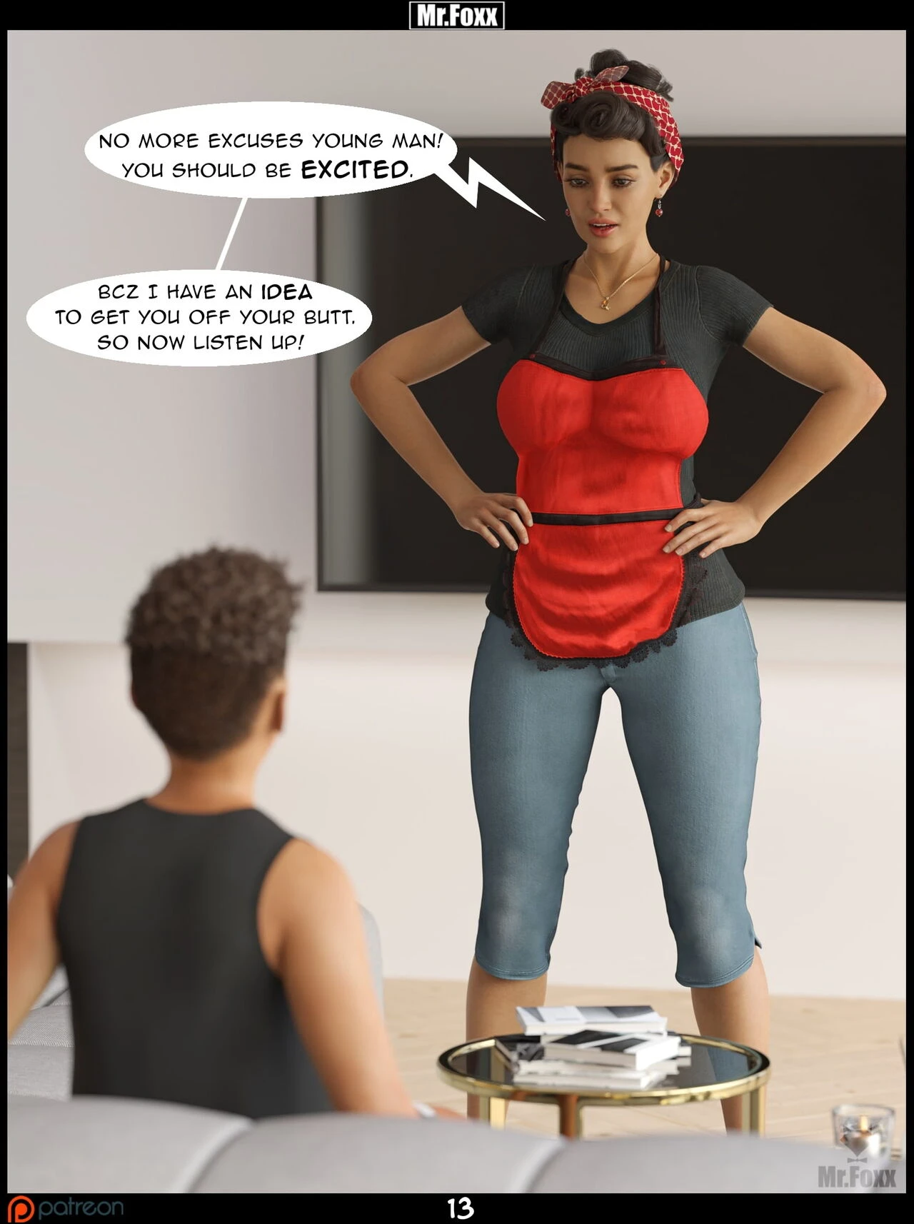 Chore Day porn comic picture 14