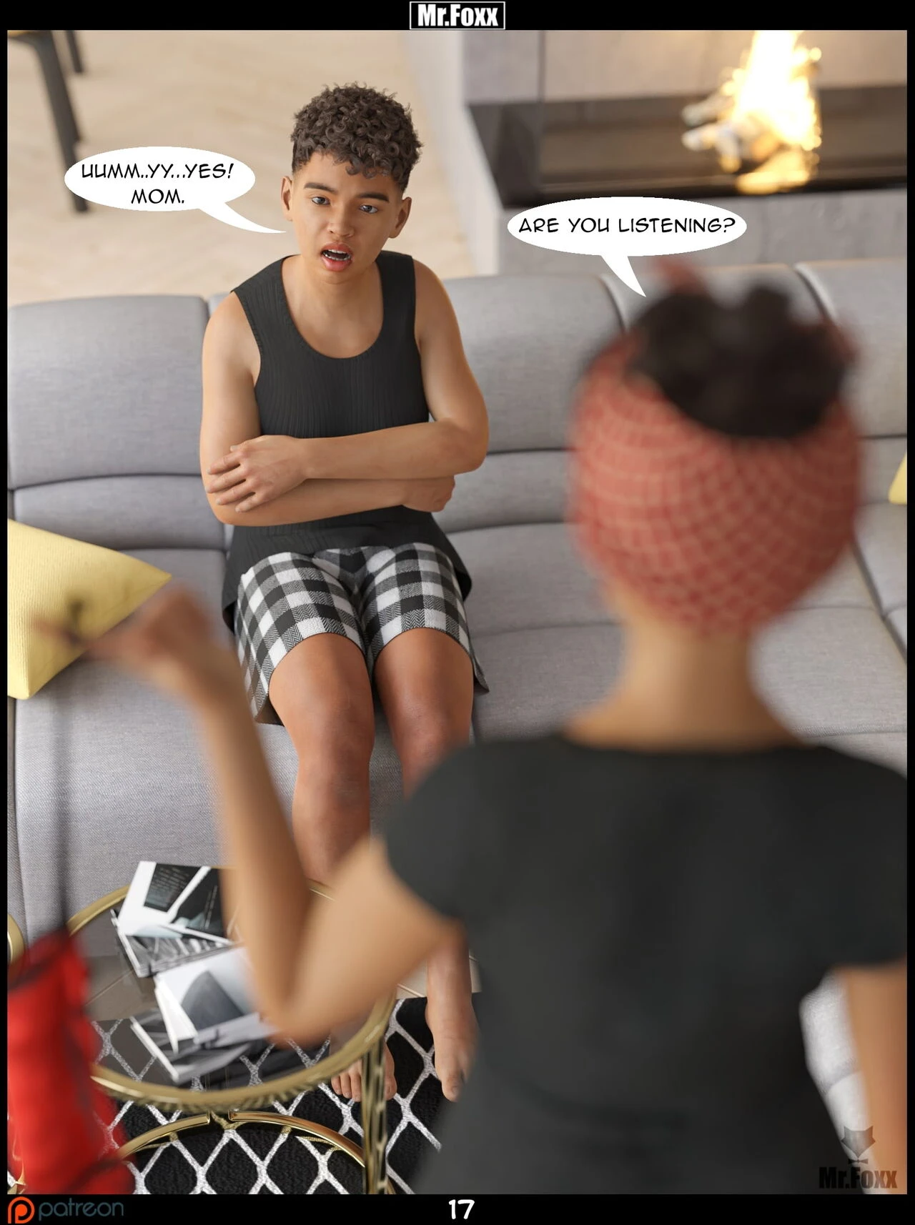 Chore Day porn comic picture 17