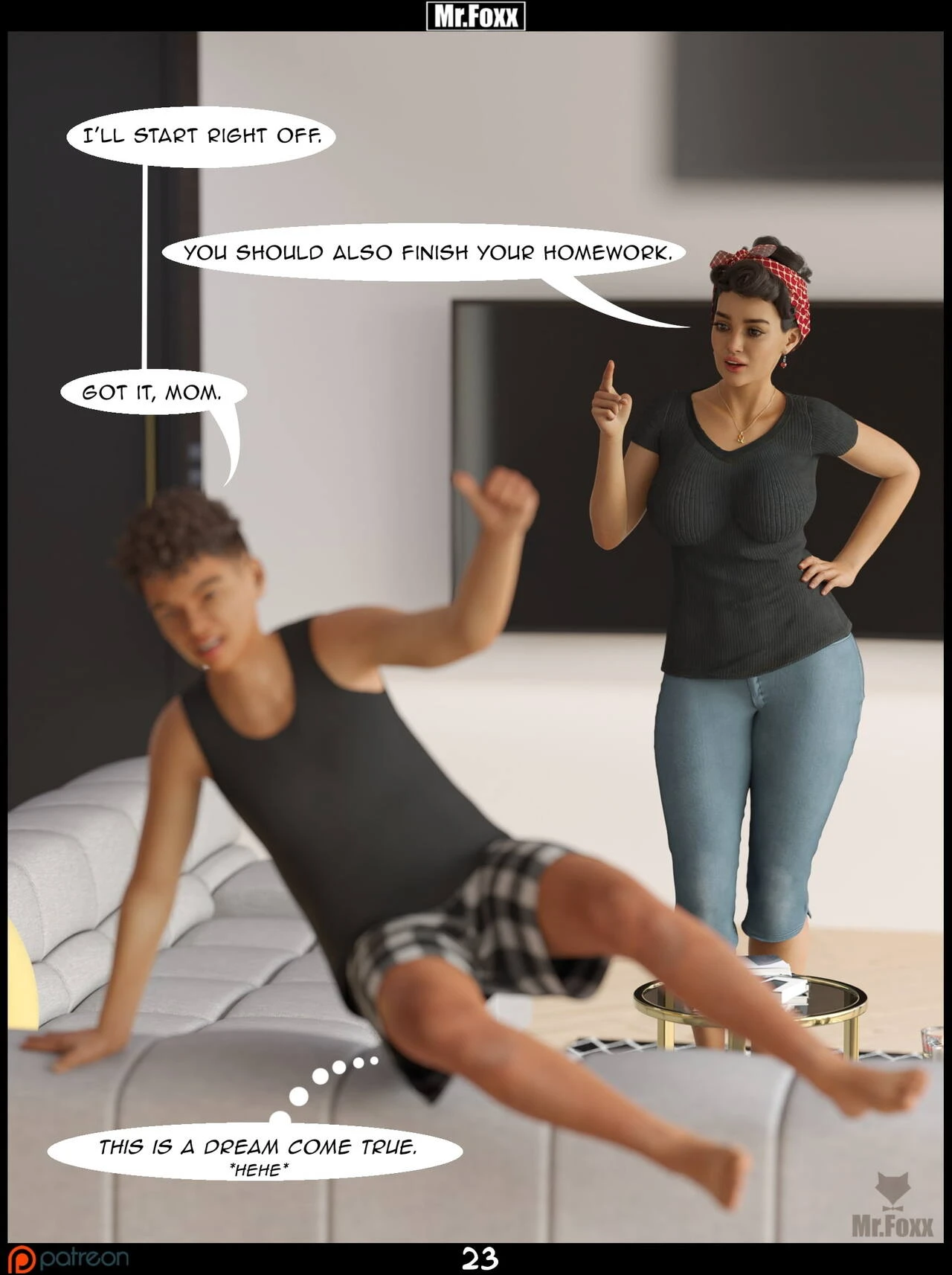 Chore Day porn comic picture 24