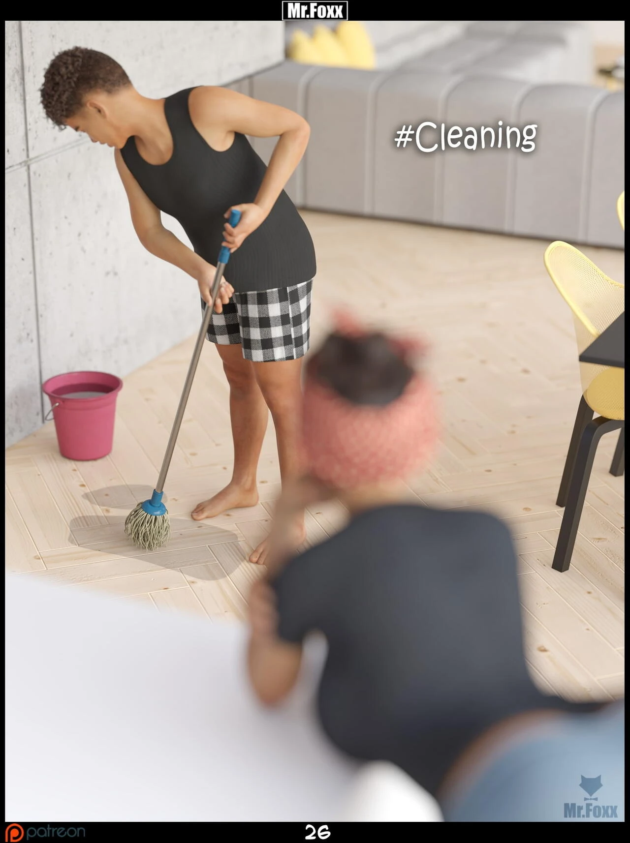 Chore Day porn comic picture 27