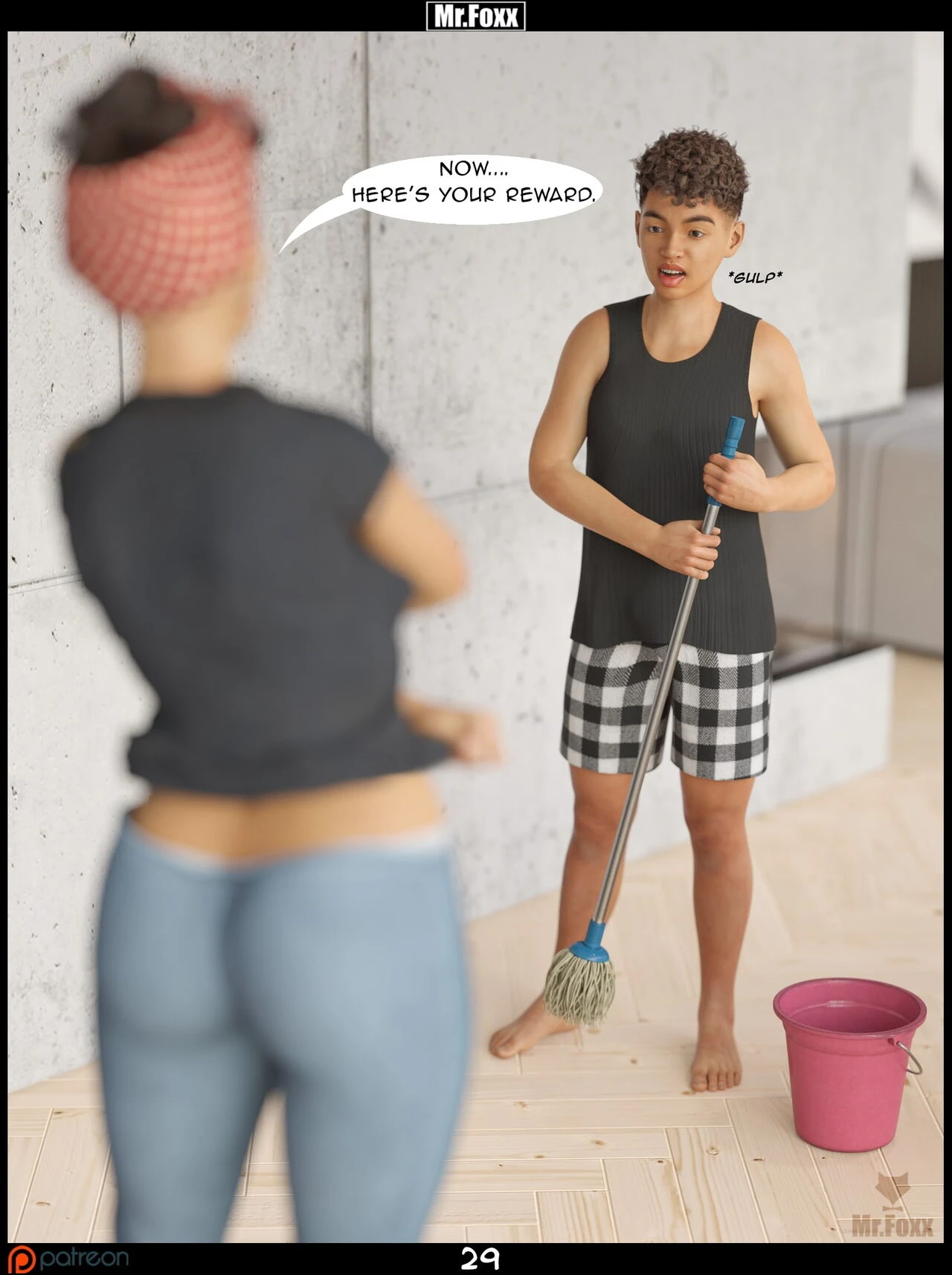 Chore Day porn comic picture 30