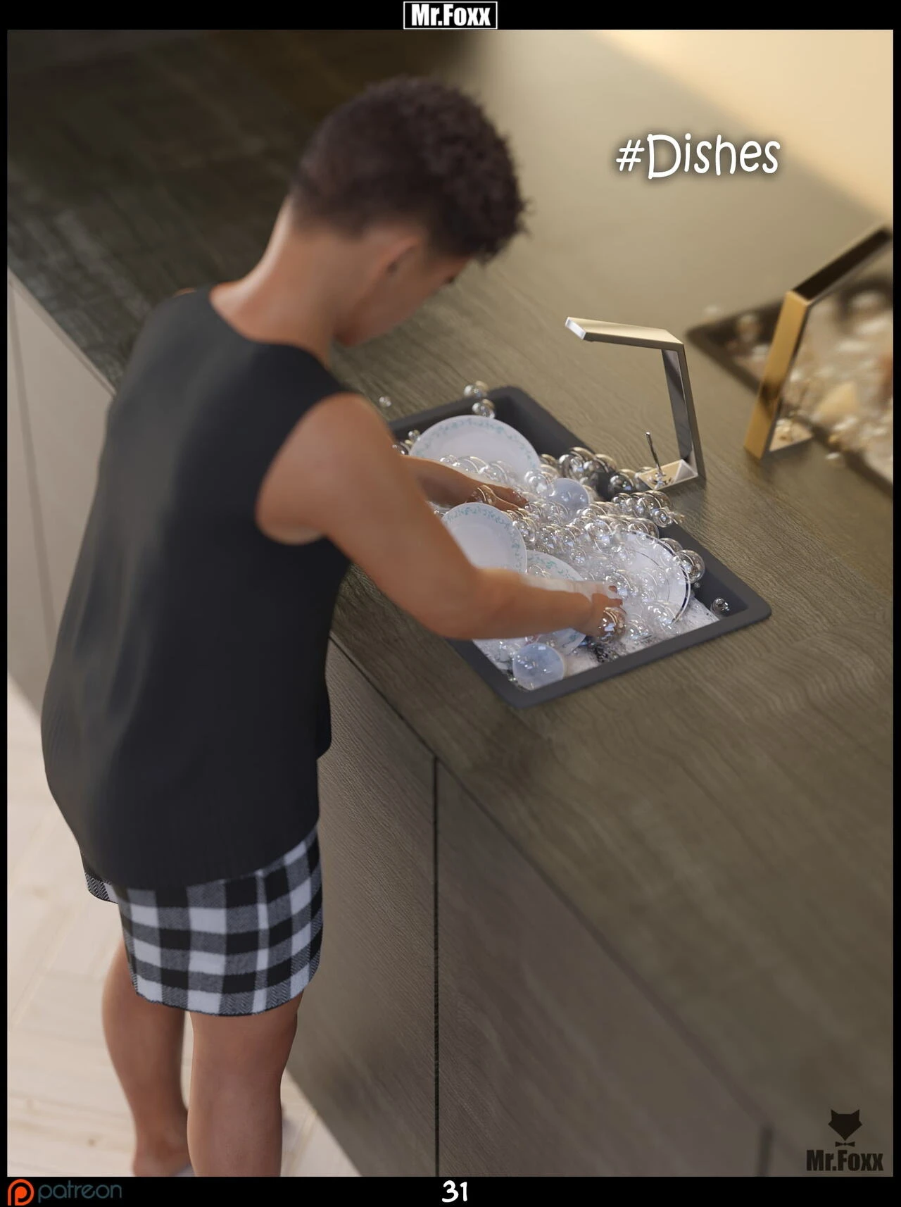 Chore Day porn comic picture 32