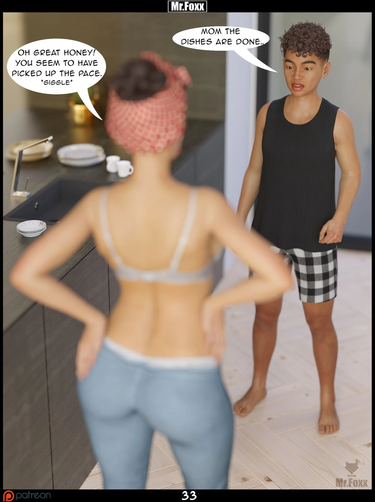 Chore Day porn comic picture 34