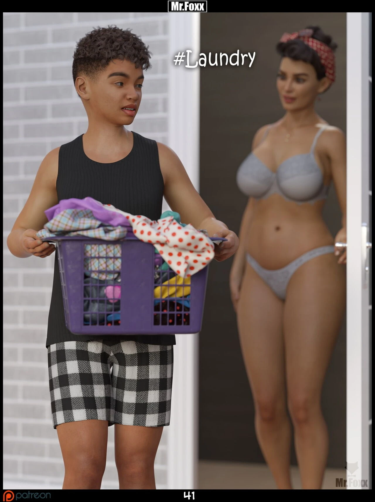 Chore Day porn comic picture 42