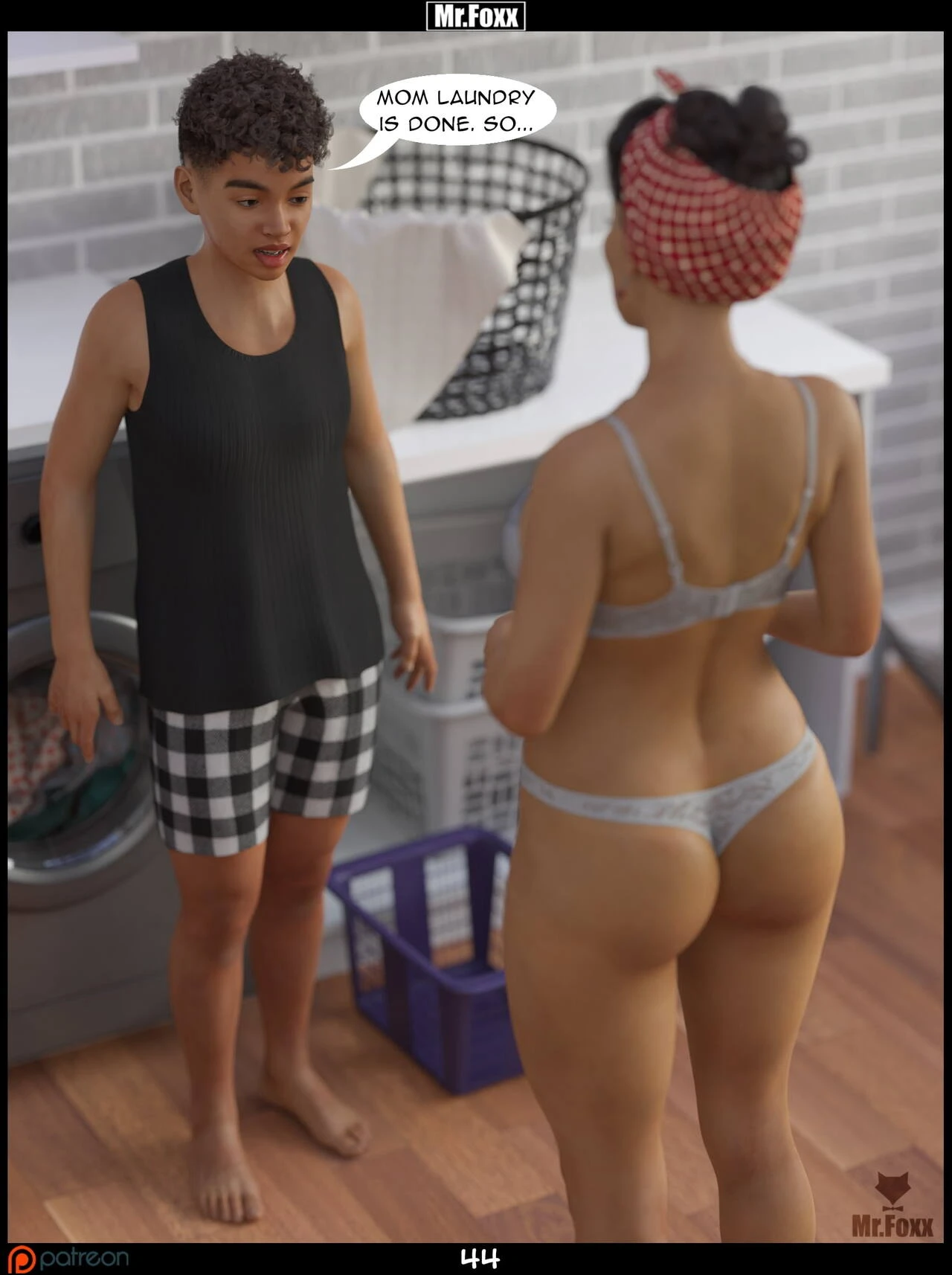 Chore Day porn comic picture 45